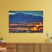 Colorado Springs Lights Canvas Afdruk (Insitu (Woonkamer))