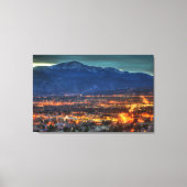 Colorado Springs Lights Canvas Afdruk (Voorkant)