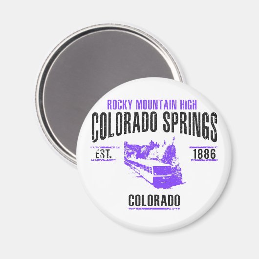 Colorado Springs Magneet (Voorkant / Achterkant)