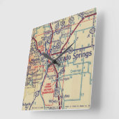 Colorado Springs  Map Vierkante Klok (Hoek)