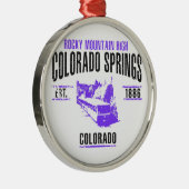 Colorado Springs Metalen Ornament (Rechts)