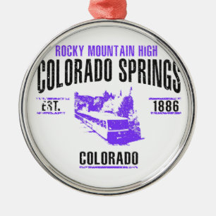 Colorado Springs Metalen Ornament