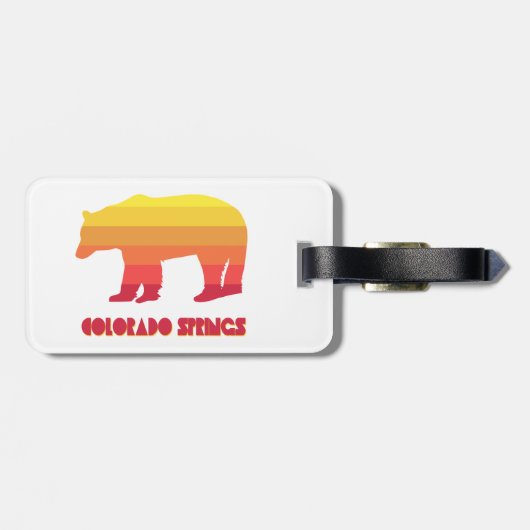 Colorado Springs Regenboog Beer Bagagelabel (Achterkant horizontaal)
