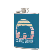 Colorado Springs Retro Beer Heupfles (Links)