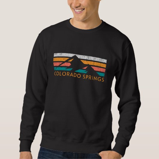 Colorado Springs Retro Trui (Voorkant)