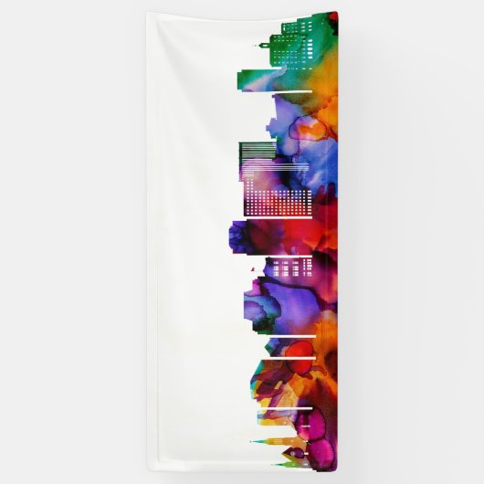 Colorado Springs Skyline Spandoek (Verticaal)