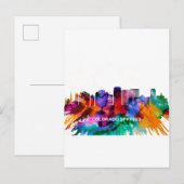 Colorado Springs Skyline Uitnodiging Briefkaart (Voorkant / Achterkant)