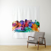 Colorado Springs Skyline Wandkleed (In situ)