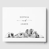 Colorado Springs Skyline Wedding Gastenboek (Achterkant)