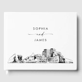 Colorado Springs Skyline Wedding Gastenboek (Voorkant)