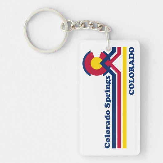 Colorado Springs Sleutelhanger (Voorkant)