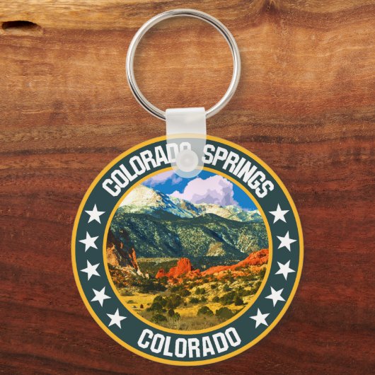 Colorado Springs Sleutelhanger (Achterkant)