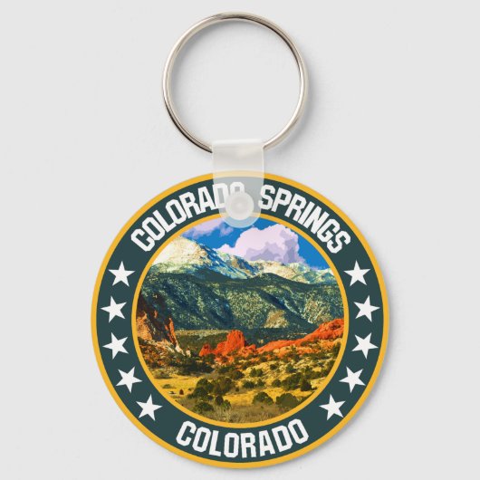 Colorado Springs Sleutelhanger (Achterkant)