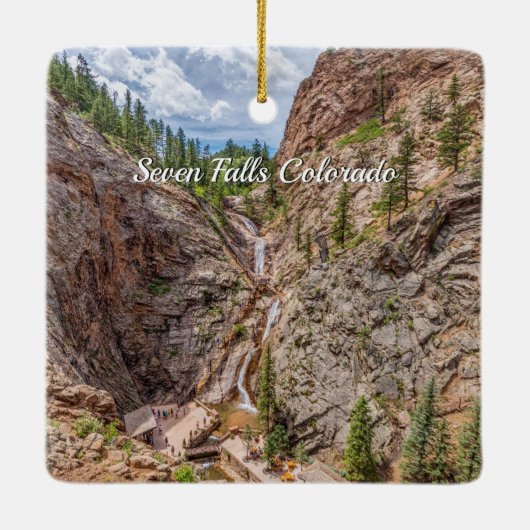 Colorado Springs Souvenir Ornament (Achterkant)