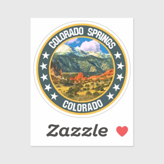 Colorado Springs Sticker (Vel)