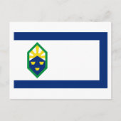 Colorado Springs-vlag Briefkaart (Voorkant)