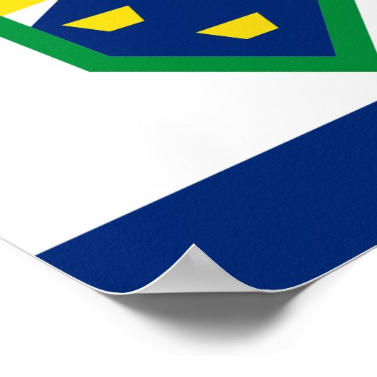 Colorado Springs-vlag Poster (Hoek)