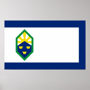 Colorado Springs-vlag Poster
