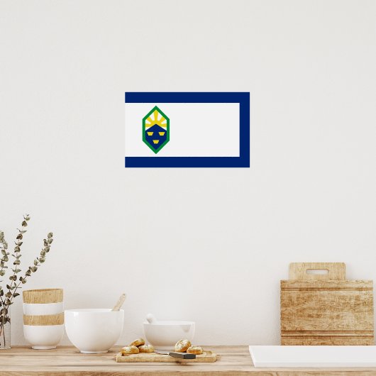 Colorado Springs-vlag Poster (Keuken)