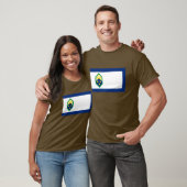 Colorado Springs-vlag T-shirt (Unisex)