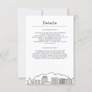 Colorado Springs Wedding   Details gastsysteem Kaart