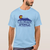 Colorado Springs wood mountains shirt (Voorkant)