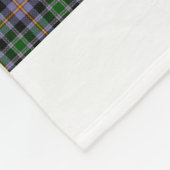 Colorado Staat Tartan Fleece Deken (Hoek)