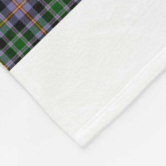 Colorado Staat Tartan Fleece Deken (Hoek)