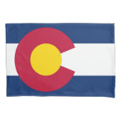 Colorado Staat Vlag Print Patriot Kussensloop (Voorkant)