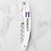 Colorado staatsvlag, gepersonaliseerd vouwbaar kurkentrekker (Voorkant)