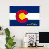 Colorado Staatsvlag Poster (Thuiskantoor)