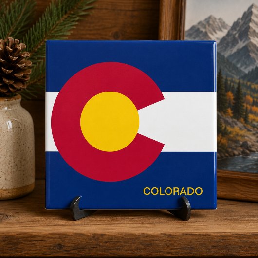 Colorado Staatsvlag Tegeltje