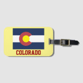COLORADO: Staatsvlag van Colorado Bagagelabel (Voorkant (horizontaal))