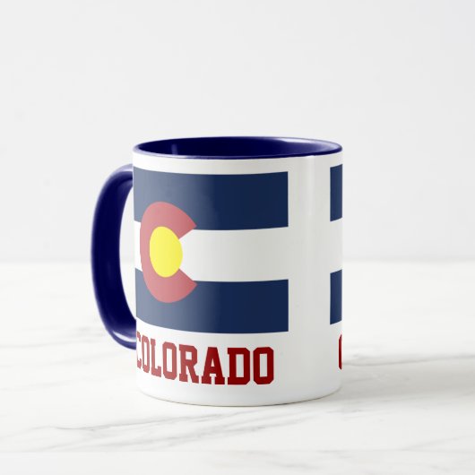 COLORADO: Staatsvlag van Colorado Mok (Voorkant links)