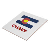 COLORADO: Staatsvlag van Colorado Tegeltje (Zijkant)