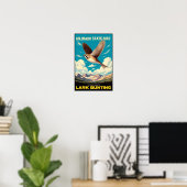 Colorado State Bird - Lark Bunting Poster (Thuiskantoor)