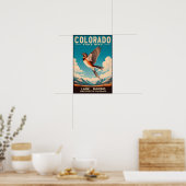 Colorado State Bird - Lark Bunting Poster (Keuken)