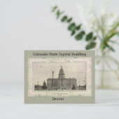 Colorado State Capital Building Briefkaart (Staand voorkant)