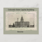 Colorado State Capital Building Briefkaart (Voorkant)