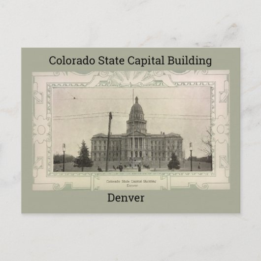 Colorado State Capital Building Briefkaart (Voorkant)