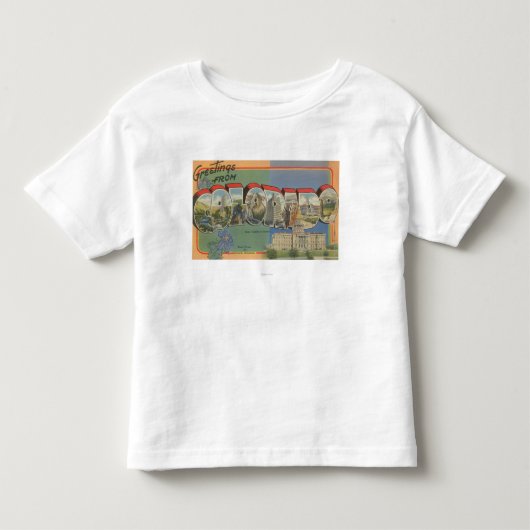 Colorado (State Capital Scene) Kinder Shirts (Voorkant)