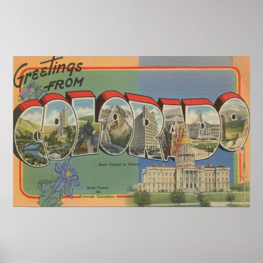 Colorado (State Capital Scene) Poster (Voorkant)