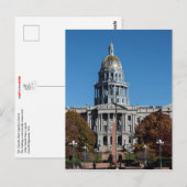 Colorado State Capitol Building - 2015 Briefkaart (Voorkant / Achterkant)