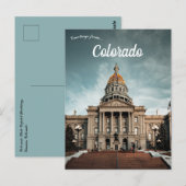 Colorado State Capitol Building Denver Colorado Briefkaart (Voorkant / Achterkant)