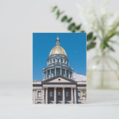 Colorado State Capitol Dome en Portico Briefkaart (Staand voorkant)