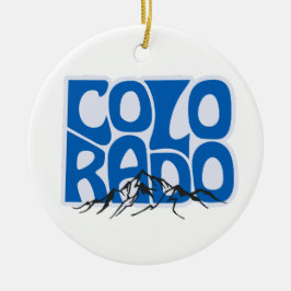 Colorado State Christmas Tree Ornament