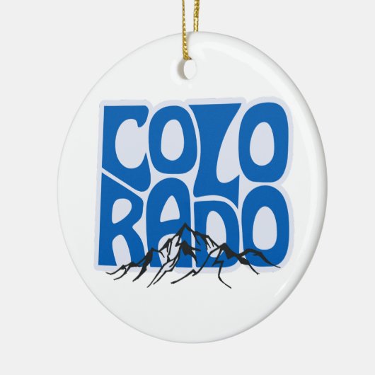 Colorado State Christmas Tree Ornament (Links)