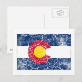 Colorado State Flag  Briefkaart (Voorkant / Achterkant)