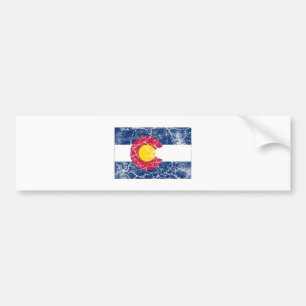 Colorado State Flag  Bumpersticker