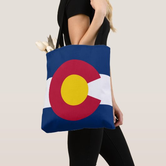 Colorado State Flag Canvas tas (Dichtbij)